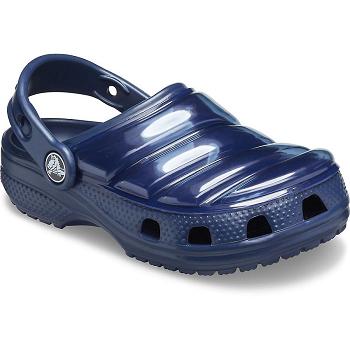 Crocs Classic Neo Puff Clog Tmavomodre - Detske Dreváky